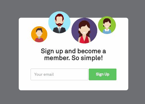 Sign up and become a member. So simple!