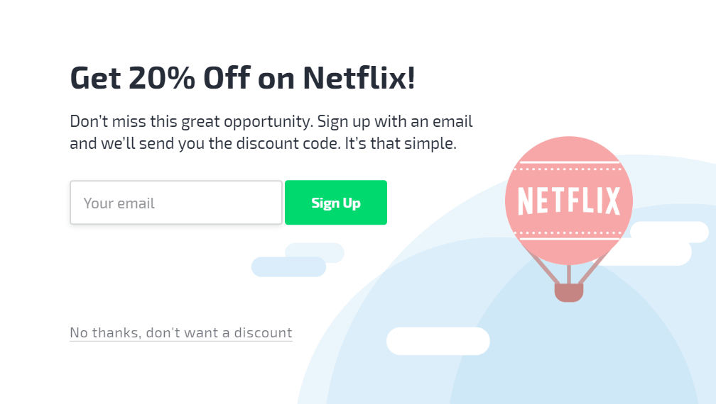 Get 20% Off Netflix