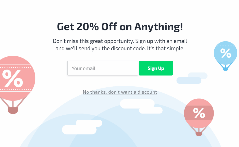 Get 20% Off Anything